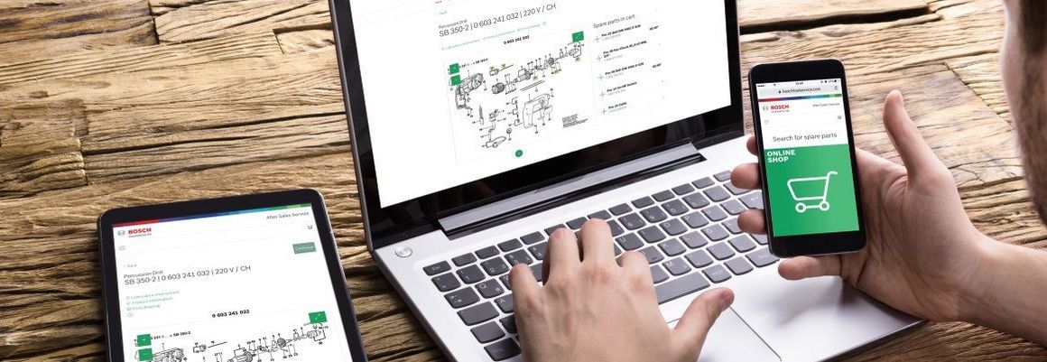 Bosch Online-Reparaturservice